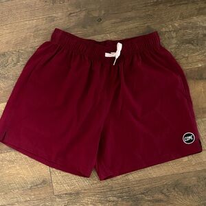 Cove Burgundy Drawstring Shorts